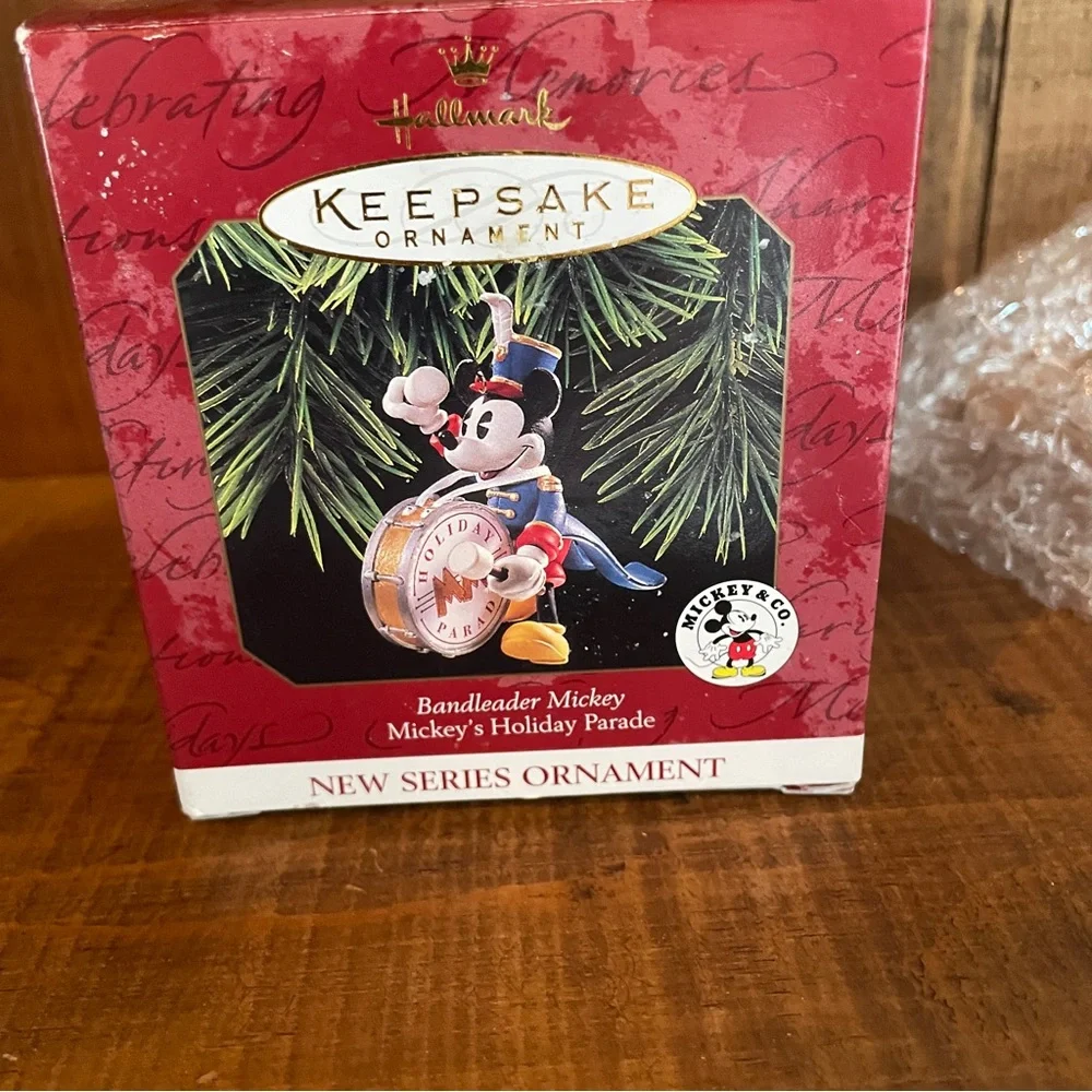 Hallmark Keepsake Ornament 1997 Mickey's Holiday Parade Bandleader Mickey NIB